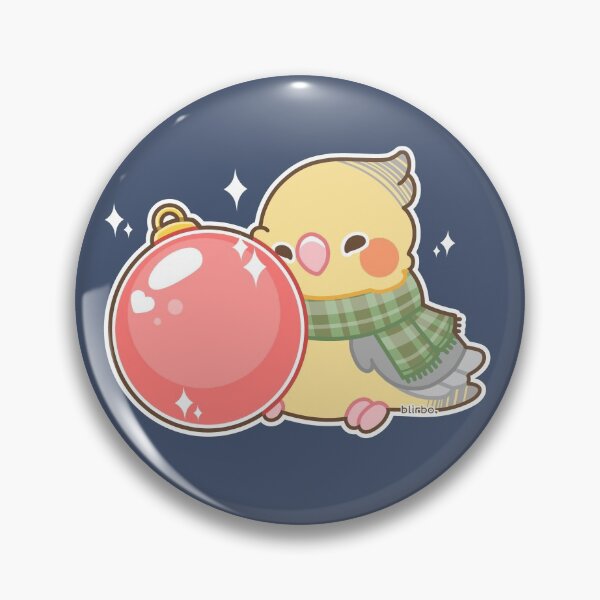 Item preview, Holiday Ornament Cockatiel designed and sold by blirbos.