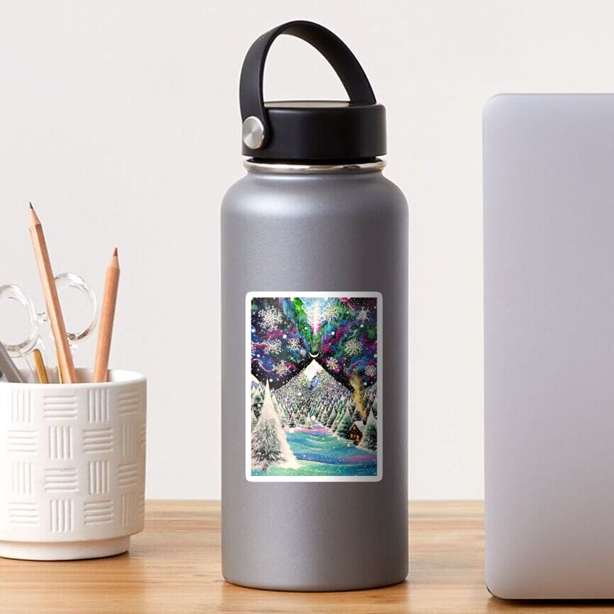 Backyard Glitter Peak Sticker