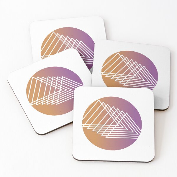 Item preview, Sunset Triangles designed and sold by dianalozano.