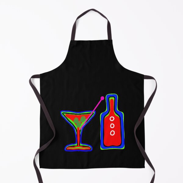 Item preview, Bottle and Martini glass designed and sold by Blertz.