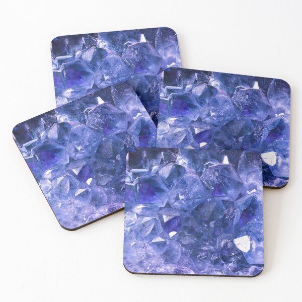 Item preview,  Blue quartz shiny crystal texture pattern  designed and sold by anzus13carlett.
