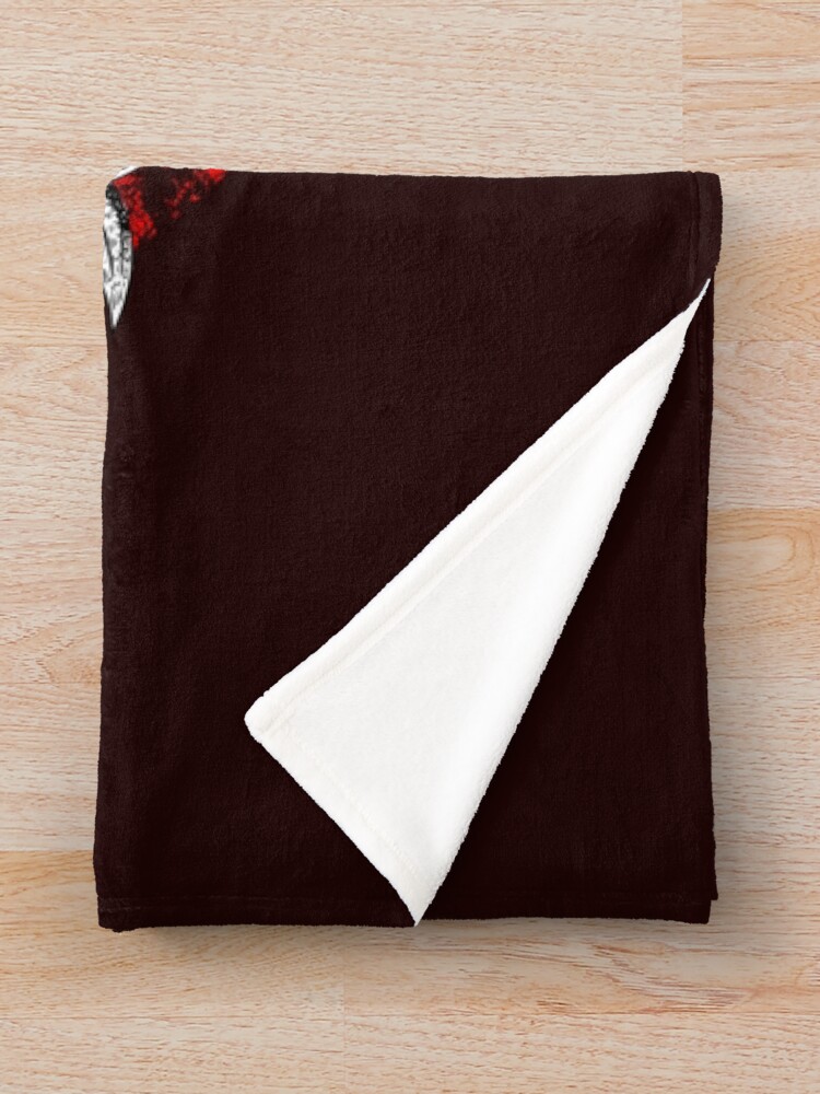 Alternate view of Samurai Tattoo Throw Blanket