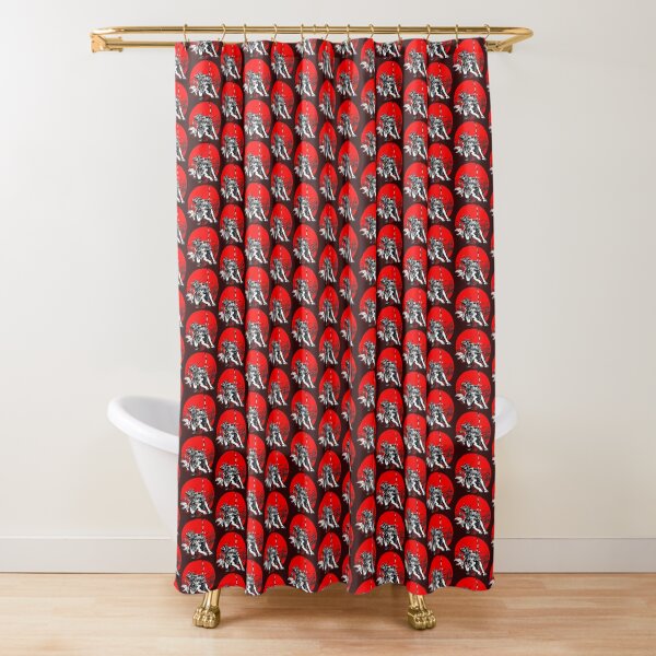 Samurai Tattoo Shower Curtain