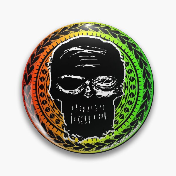 Item preview, BLACK SKULL TRIBAL designed and sold by pacificoceanart.