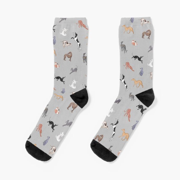 Greyhound Greys Socks