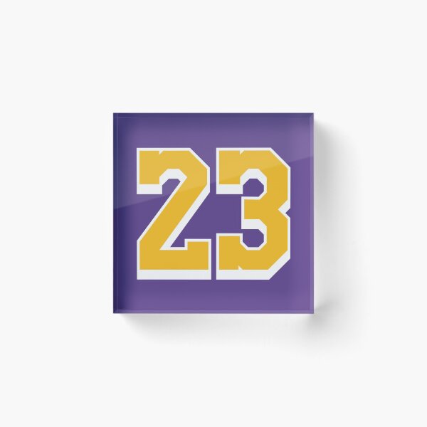 Item preview, 23 Yellow Number Twenty-three Purple Basketball Jersey designed and sold by elhefe.