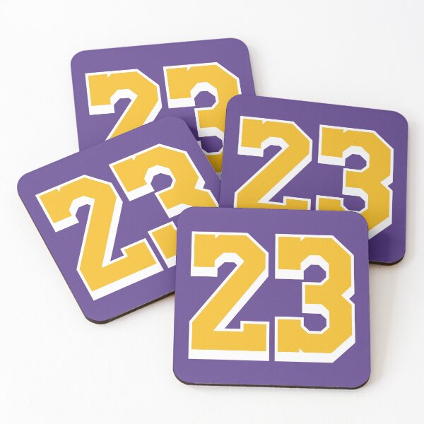 Item preview, 23 Yellow Number Twenty-three Purple Basketball Jersey designed and sold by elhefe.