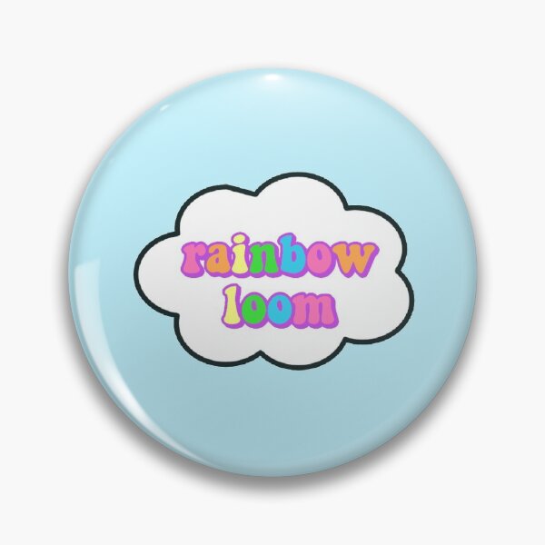 Item preview, rainbow loom with cloud designed and sold by KaylaH22.