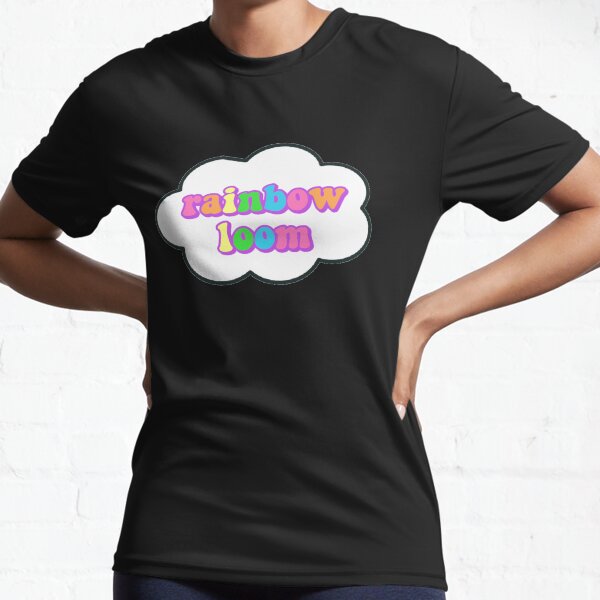 Item preview, rainbow loom with cloud designed and sold by KaylaH22.