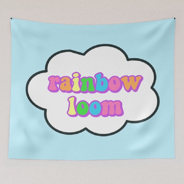 Item preview, rainbow loom with cloud designed and sold by KaylaH22.