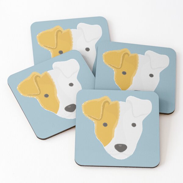 Item preview, Yellow Spot Face Jack Russell Breed Dog Animals Art designed and sold by obsessiiv.