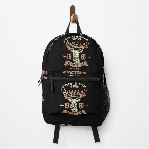 Item preview, Wild Life Wilderness Club - Outdoor Adventure Hunting, North Dakota designed and sold by Sinfamous.