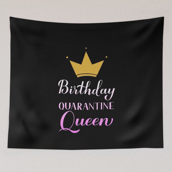 Item preview, Birthday Quarantine Queen Funny Letter Printed Birthday Crown Design for Women designed and sold by chris-ellis-art.