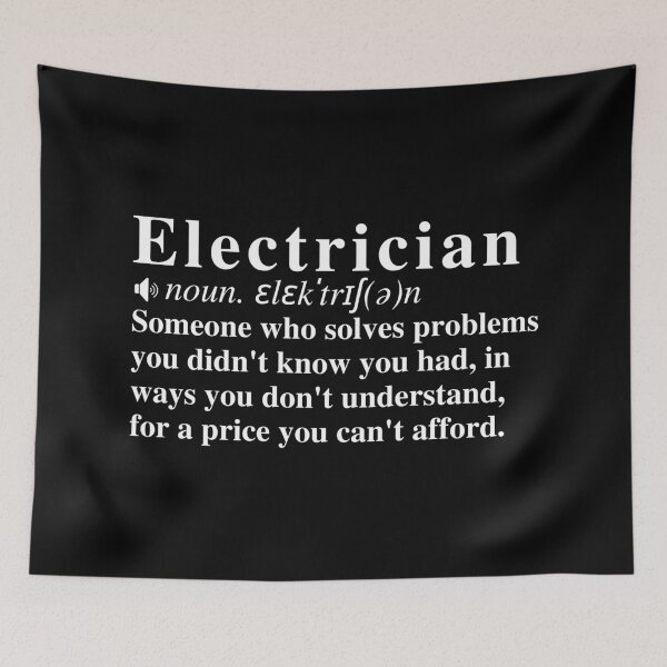 Item preview, Funny Electrician Definition designed and sold by mind-illusions.