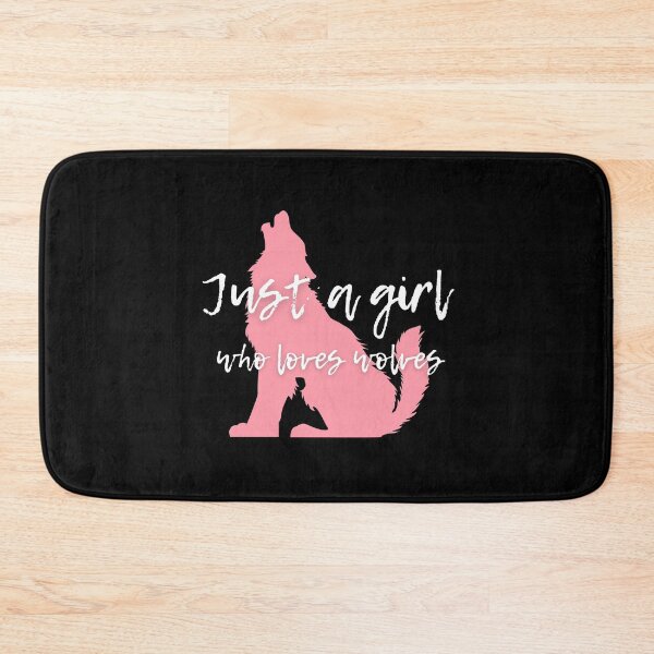 Item preview, Just a Girl Who Loves Wolves designed and sold by WhatTheWorld.