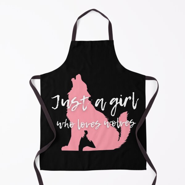 Item preview, Just a Girl Who Loves Wolves designed and sold by WhatTheWorld.