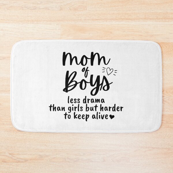 Item preview, Mom Of Boys Less Drama Harder to Keep Alive| Funny Boy Mom | MOther's Day gift | Unisex Plus Size Assorted Colors Available,bags, Laptop Skins, scraf, mobile cases, face masks designed and sold by kenganalashish.