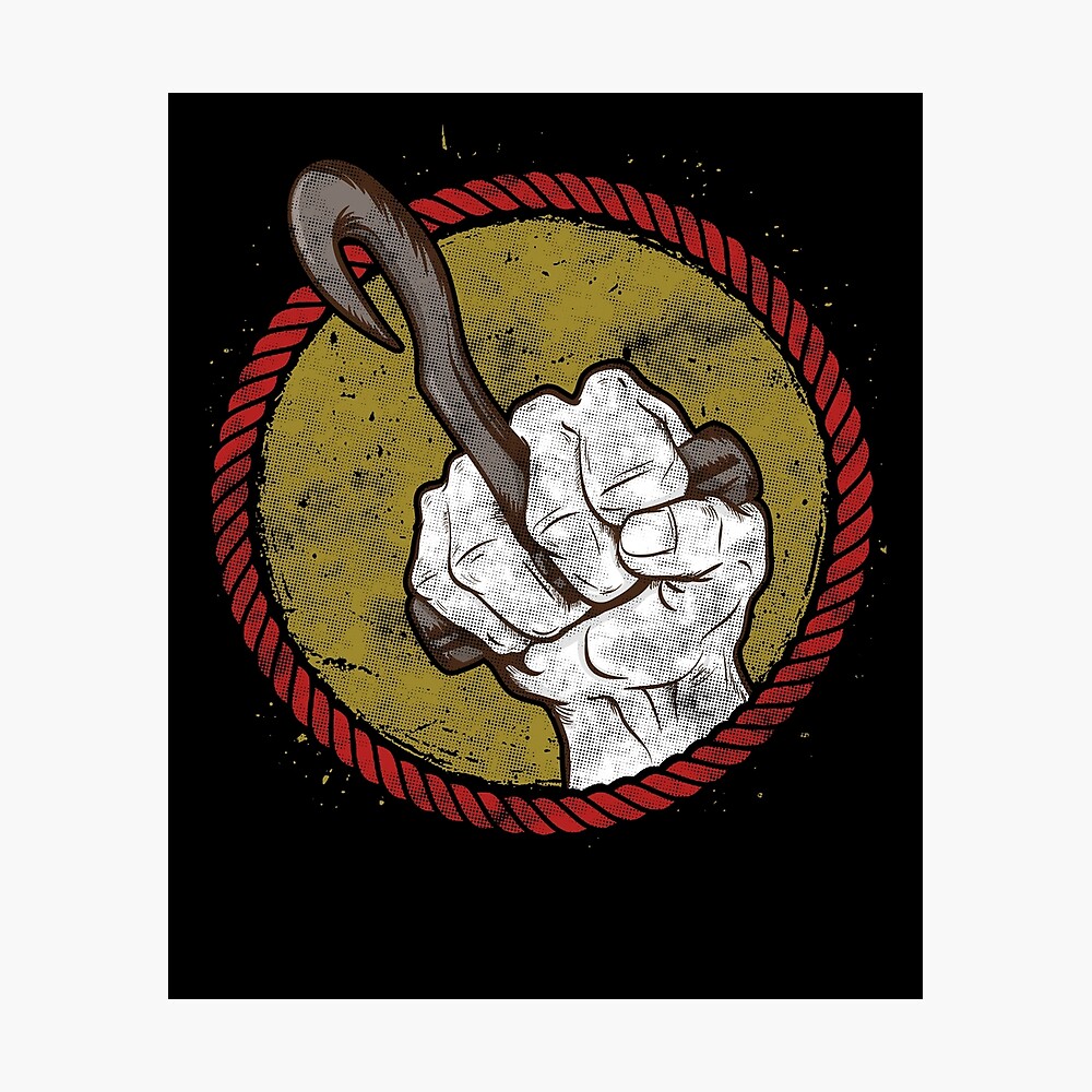 Longshoreman Hook Graphic Poster for Sale by EverythingKawai