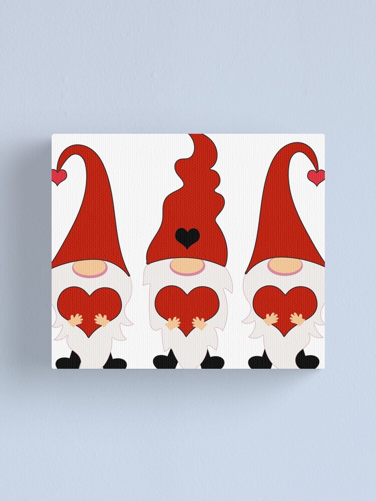 valentine gnome love canvas print for sale by alaskandreamer redbubble valentine gnome love canvas print for sale by alaskandreamer redbubble