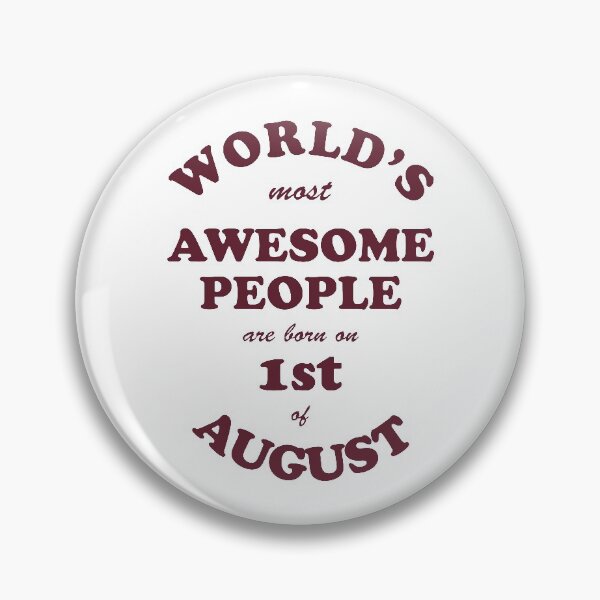 Artikelvorschau, Awesome People werden am 1. August geboren entworfen und verkauft von beloknet.