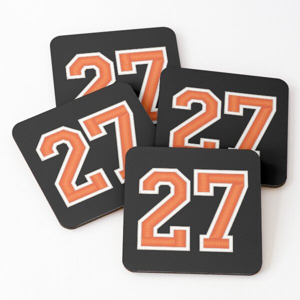 Item preview, Sports Number 27 Jersey twenty-seven Orange designed and sold by elhefe.