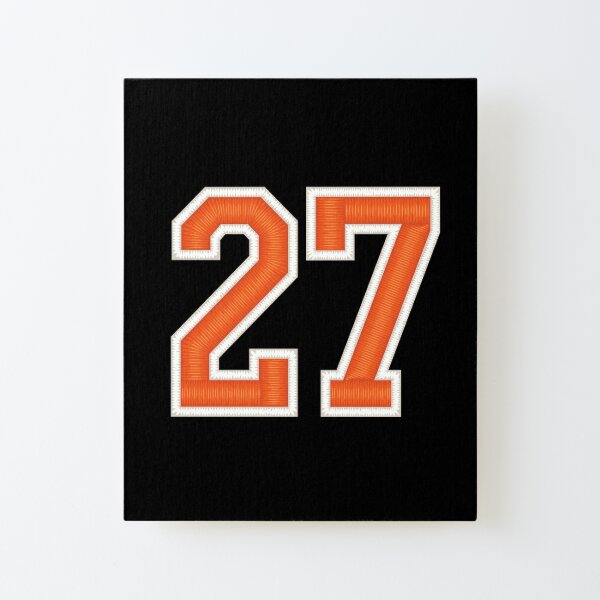 Basketball Jersey Number #27 Twenty Seven No 27 Game Ball