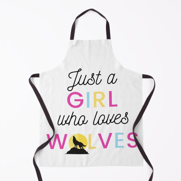 Item preview, Just a Girl Who Loves Wolves designed and sold by WhatTheWorld.