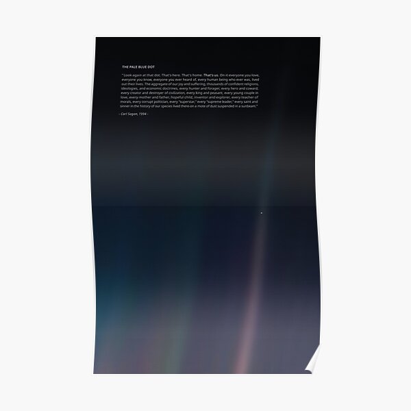 The Pale Blue Dot Poster