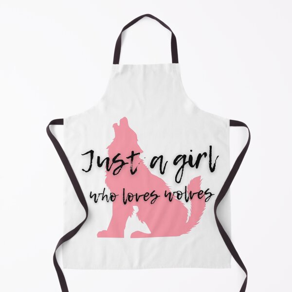 Item preview, Just a Girl Who Loves Wolves designed and sold by WhatTheWorld.