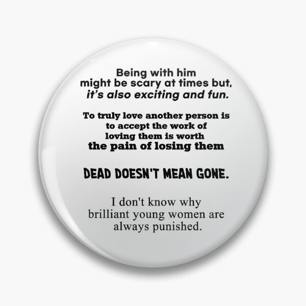 Item preview, The Haunting Of Bly Manor quotes, sticker pack designed and sold by SerenaMinimal.