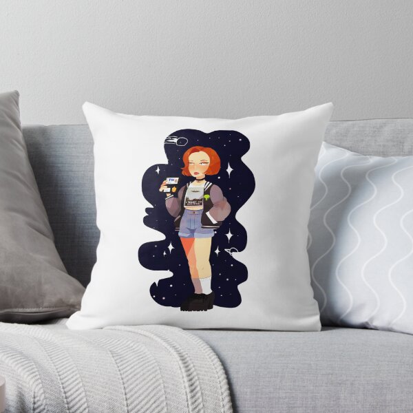 Super 90's Scully unlocked Throw Pillow