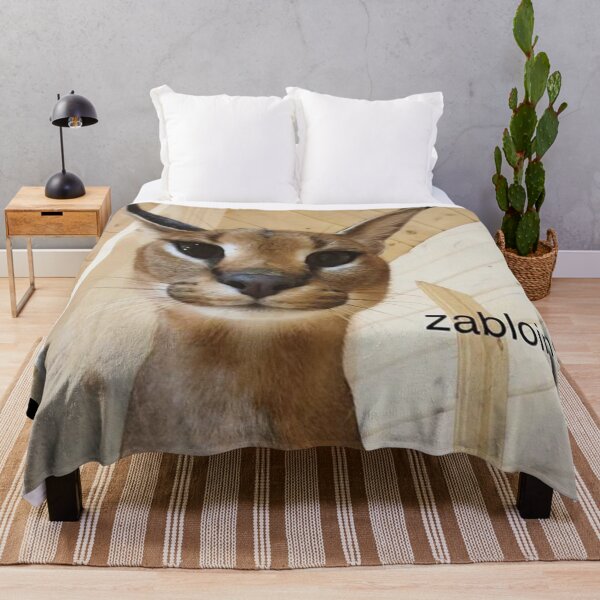 Zabloing Meme Throw Blanket
