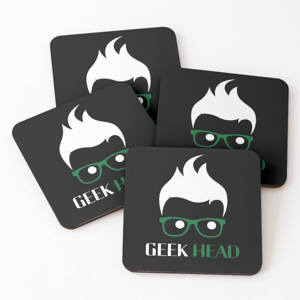 Item preview, GEEK HEAD with Glasses designed and sold by GeekHeadDesigns.