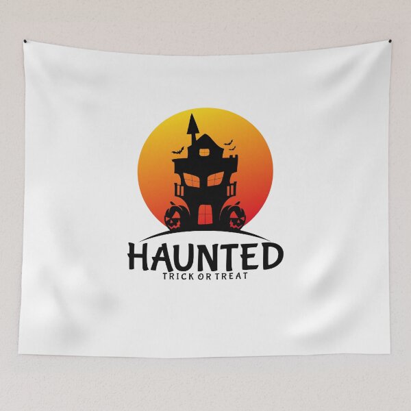 Item preview, HAUNTED trick or treat hallowen artwork designed and sold by Xainny.