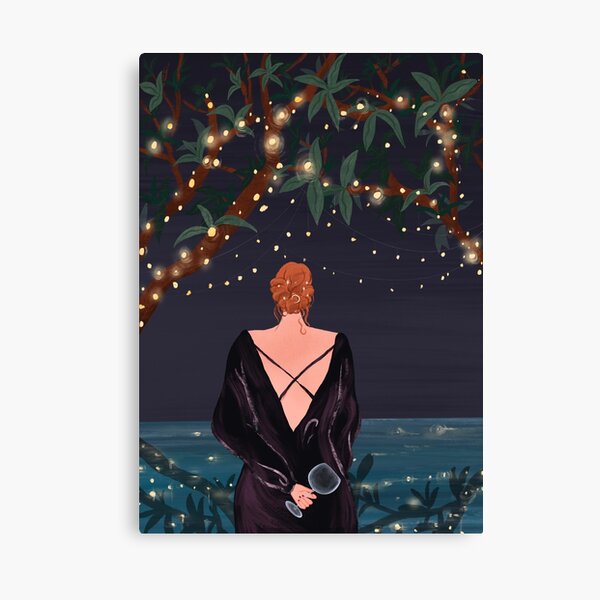 Under The Lights at Night Canvas Print