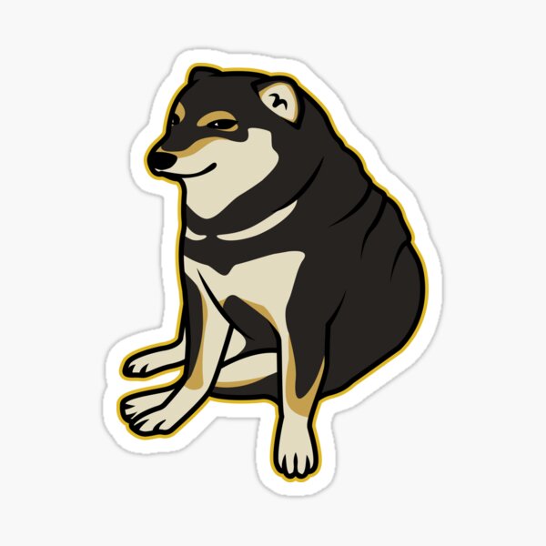 Item preview, Black Shiba Cheems designed and sold by Rzera-.