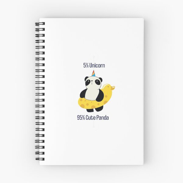 Item preview, Funny And Cute Panda - 5% unicorn 95% panda designed and sold by artado.