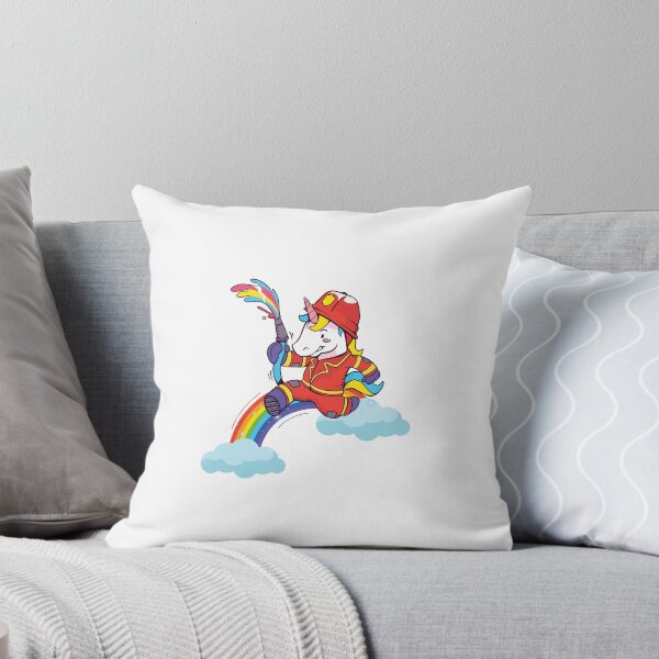 Item preview, Unicorn Fireman On The Rainbow designed and sold by artado.