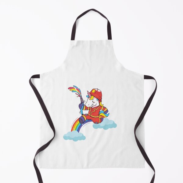 Item preview, Unicorn Fireman On The Rainbow designed and sold by artado.