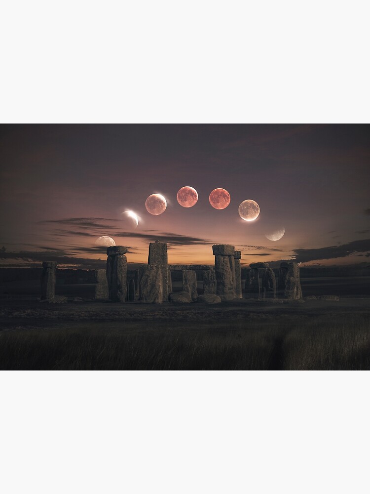 Discover Blood Moon Eclipse, UK Bath Mat