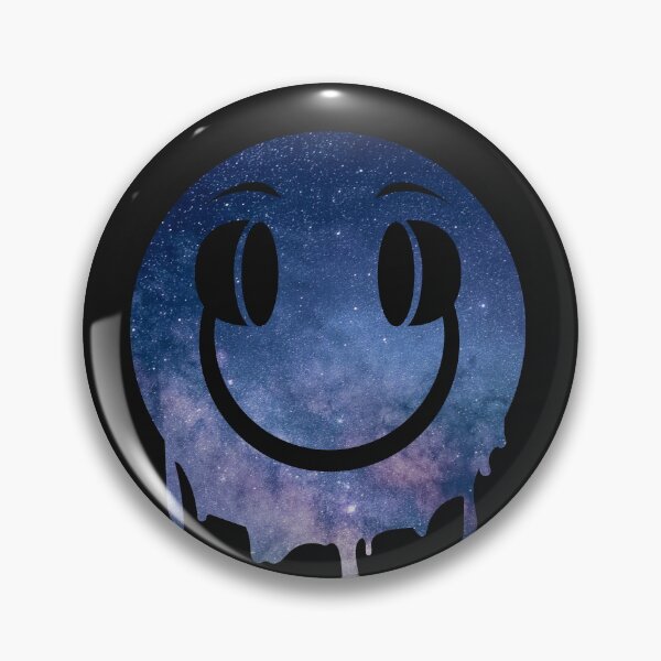 Item preview, Melting Smiley Face with Galactic Space Art designed and sold by Jay Bayne.