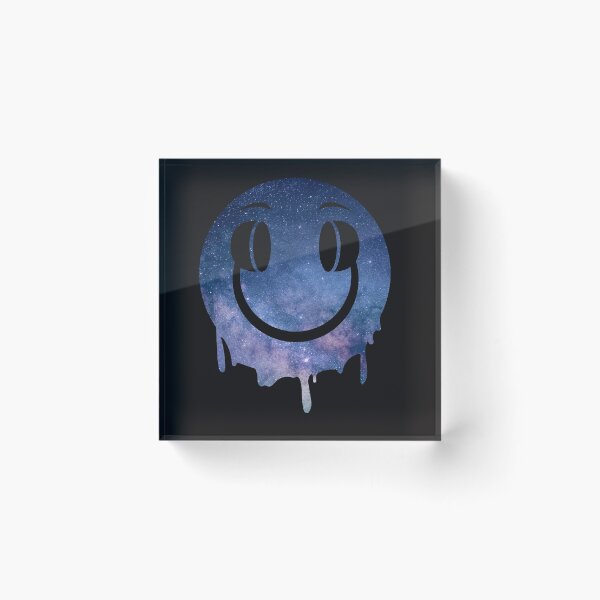 Item preview, Melting Smiley Face with Galactic Space Art designed and sold by Jay Bayne.