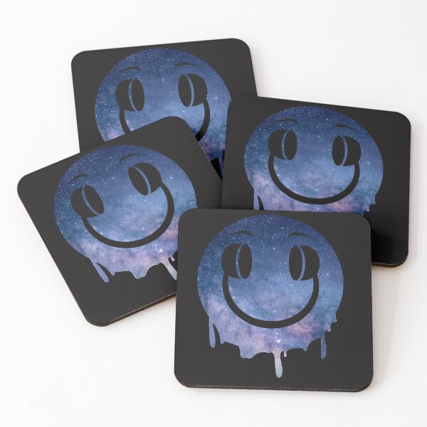 Item preview, Melting Smiley Face with Galactic Space Art designed and sold by Jay Bayne.