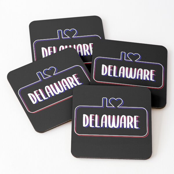 Item preview, I Love Delaware Colorful Text designed and sold by RADesigns21.