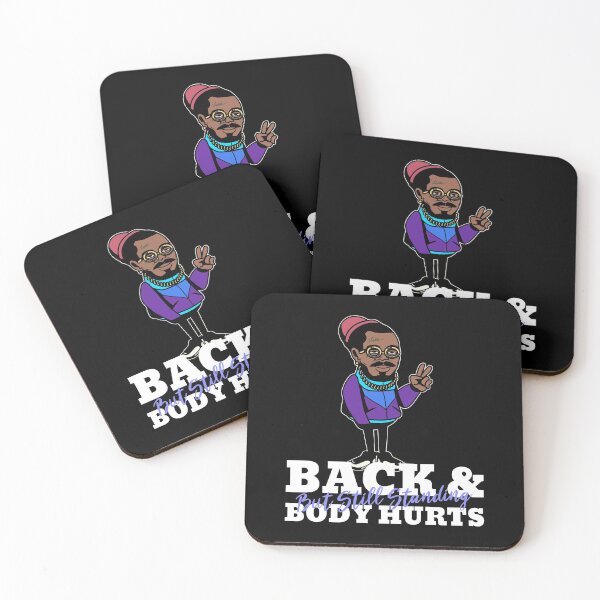 Item preview, Fitness Quote - Back & Body Hurts But Still Standing designed and sold by greenchimp.