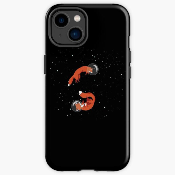 Foxes Float In Space iPhone Tough Case