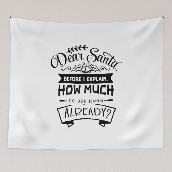 Item preview, Dear Santa Before I Explain How Much Do You Know designed and sold by Mriganka Gogoi.