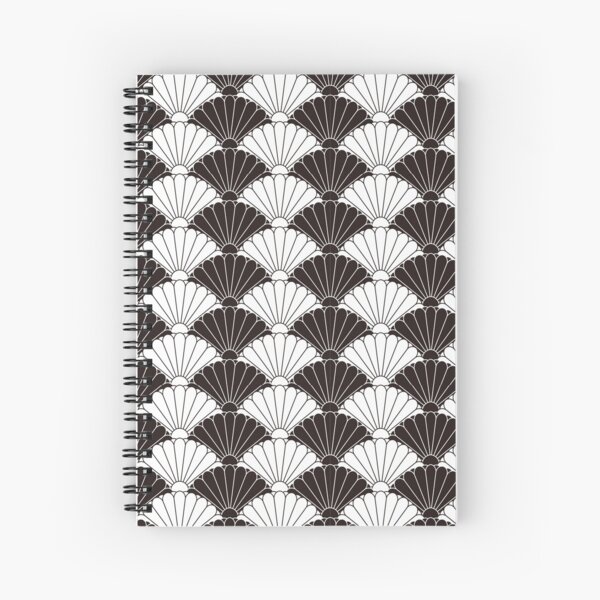 Japanese traditional pattern: Kiku (Chrysanthemum) Spiral Notebook