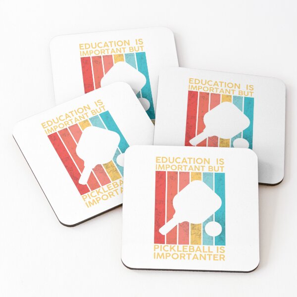 Item preview, Education Is Important But Pickleball Is Importanter White designed and sold by DeeXdesigns.