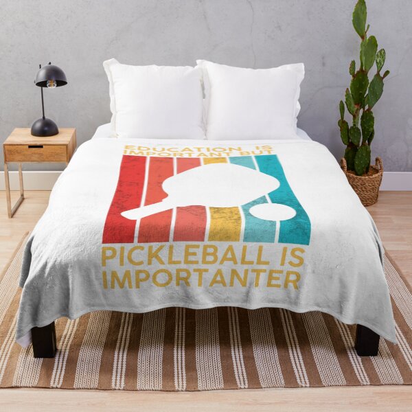 Item preview, Education Is Important But Pickleball Is Importanter White designed and sold by DeeXdesigns.